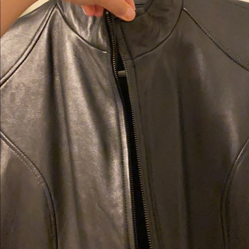 Boston Harbour Leather Jacket - Picture 2 of 4